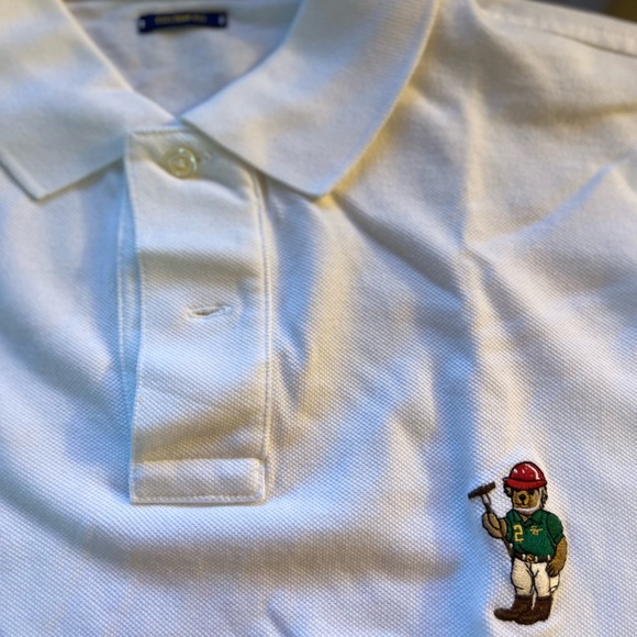 Ralph Lauren Polo Bear Polo White Size Large - Picture 3 of 5